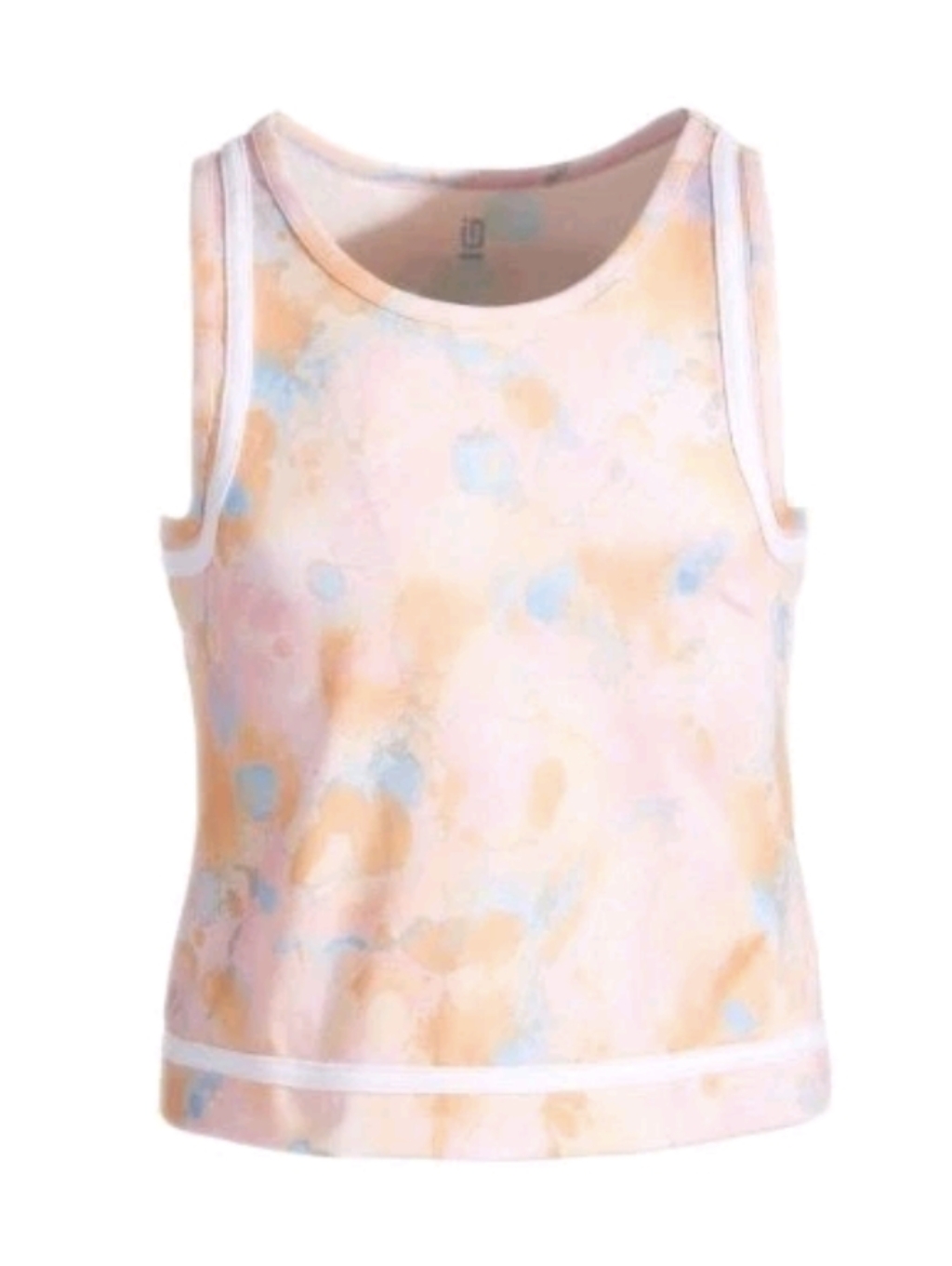Id Ideology Dreamy Bubble Printed Tank Top With Piping Big Girls Large Pink Nwt